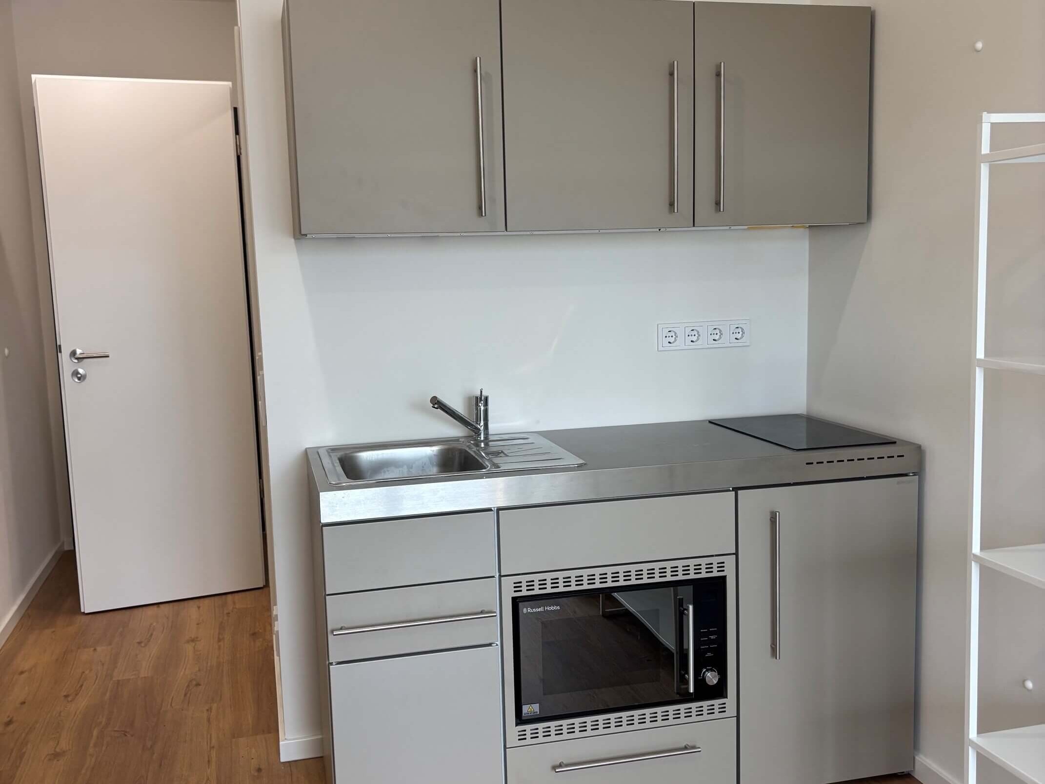 Küche im Studentenwohnheim