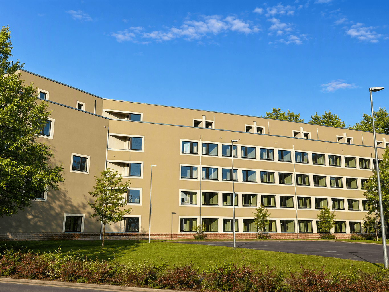 Außenansicht Studentenwohnheim